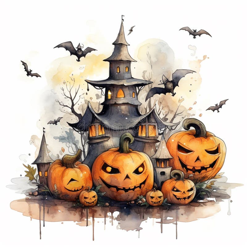 Relva de halloween ilustração stock