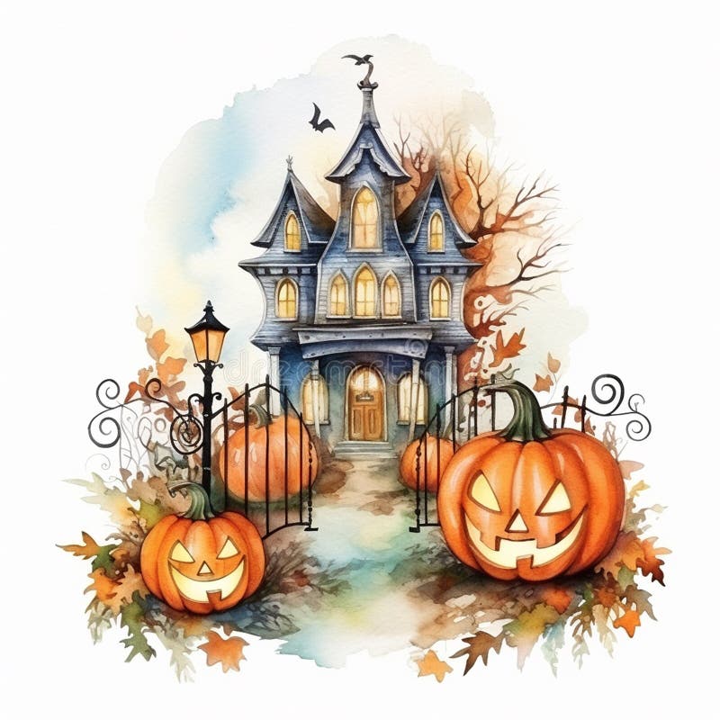 Relva de halloween ilustração stock