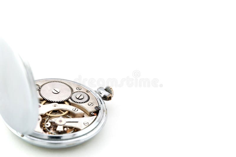Relógio de bolso para dentro imagens de stock Relógio de bolso para dentro imagens de stock