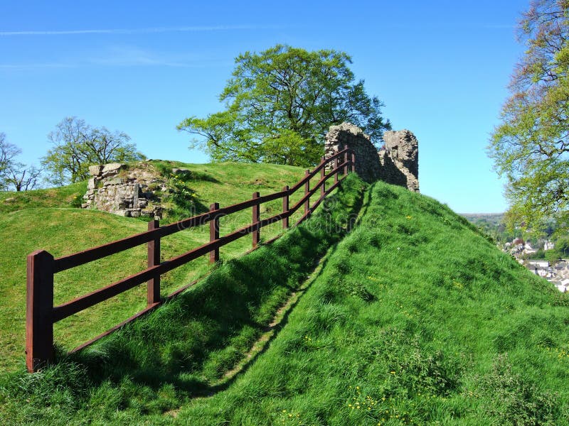 Remains of Kendal castle with