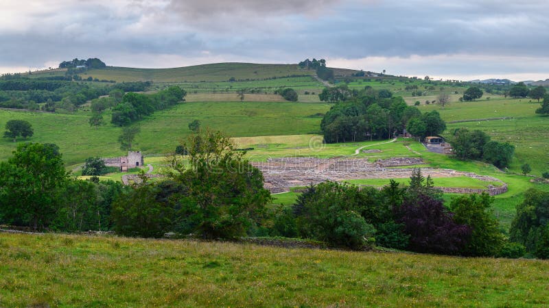 Remains of Vindolanda Roman Fort