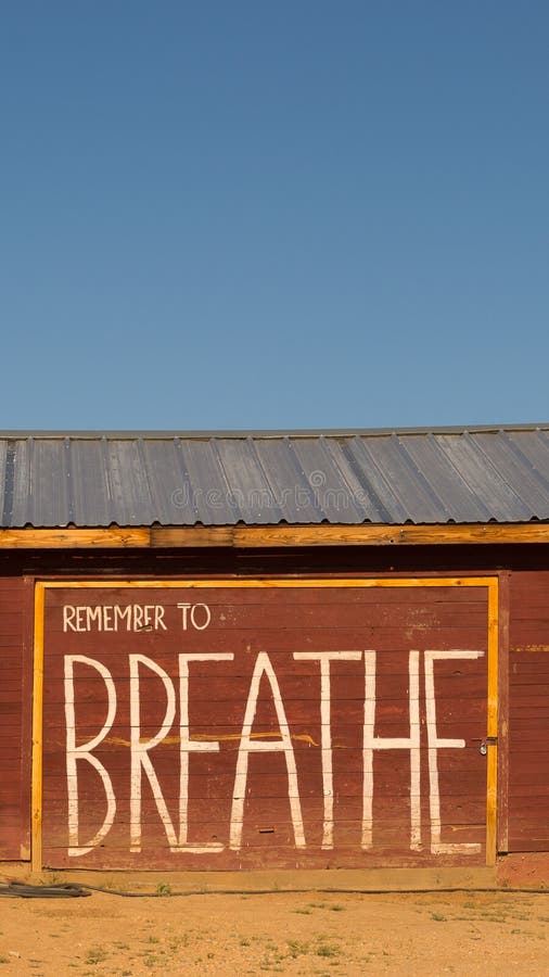 Remember to Breathe inspirational message phone wallpaper stock images Remember to Breathe inspirational message phone wallpaper stock images