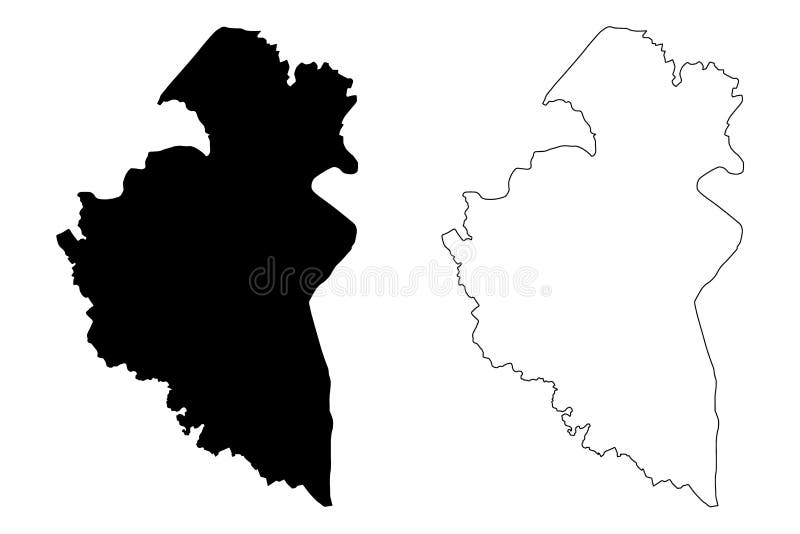 Remich canton Grand Duchy of Luxembourg, Administrative divisions map vector illustration, scribble sketch Remich map,. Remich canton Grand Duchy of Luxembourg, Administrative divisions map vector illustration, scribble sketch Remich map,