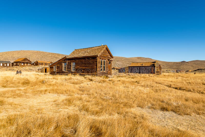 The Remnants Of The Bodie Ghost Town Stock Image - Image 
