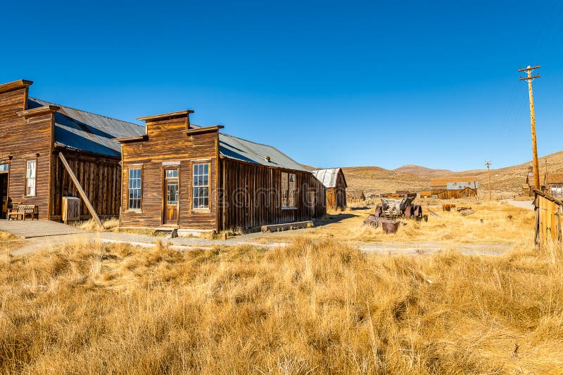 The Remnants Of The Bodie Ghost Town Stock Photo - Image 