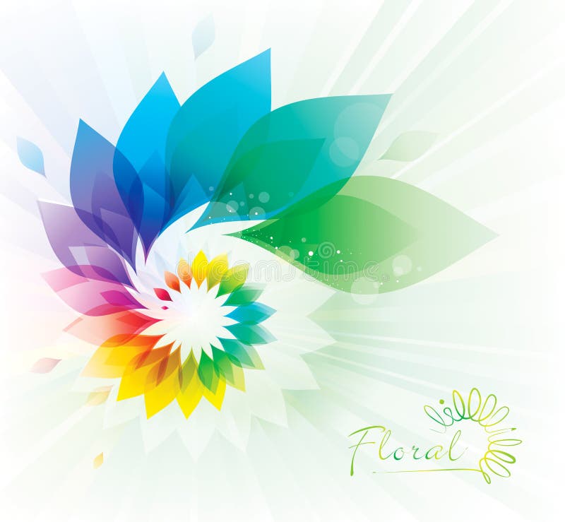 Remolino floral colorido libre illustration Remolino floral colorido libre illustration