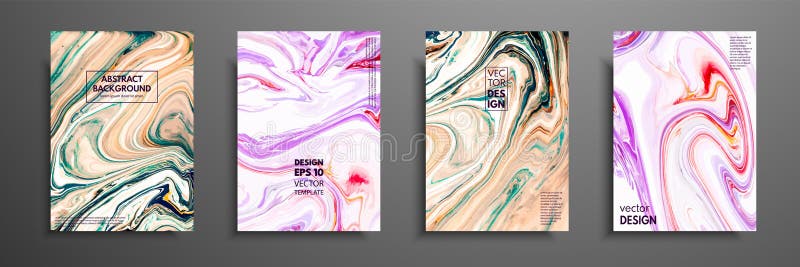 Remolinos del mármol o de las ondulaciones de la ágata Textura de mármol líquida Arte flúido Aplicable para las cubiertas del dis stock de ilustración Remolinos del mármol o de las ondulaciones de la ágata Textura de mármol líquida Arte flúido Aplicable para las cubiertas del dis stock de ilustración
