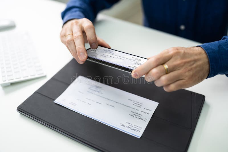 Remote Check Deposit Using Mobile Photo. Scanning Documents