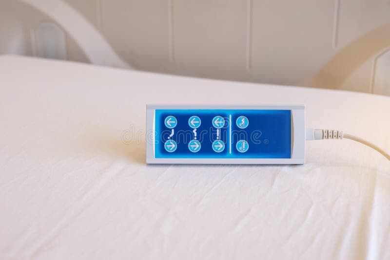Remote Control for Adjust Level Sick Bed at Hospital Room Stock Photo Image of illness