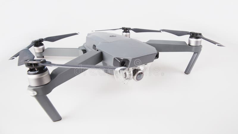 Remote Control Air Drone with action camera royalty free stock images