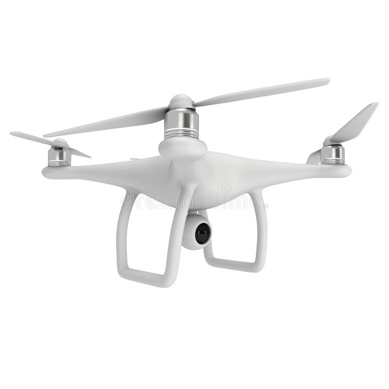 Remote control air drone stock illustration. Illustration of propeller 110343333