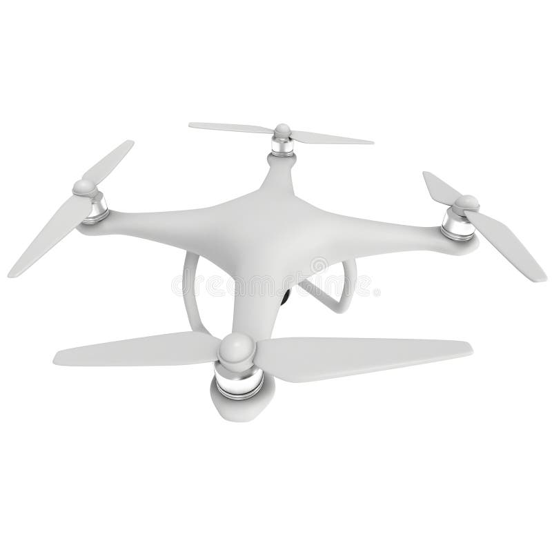 Remote control air drone stock illustration. Illustration of gadget 111537637