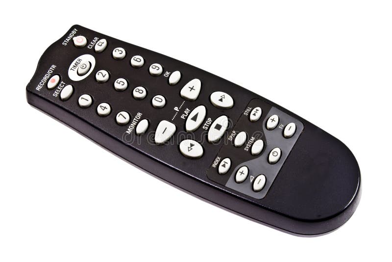 Remote control isolated on the white