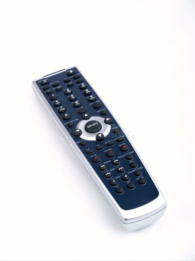 Remote control panel by the TV