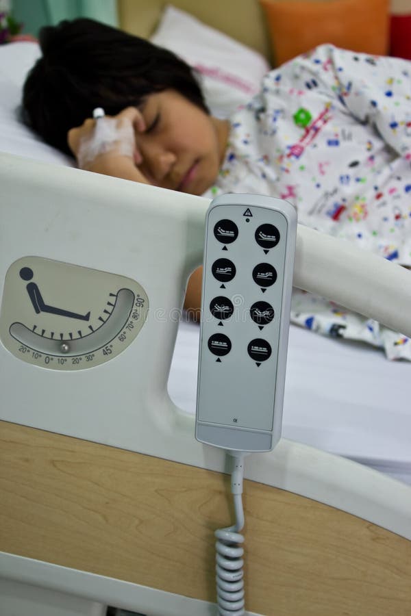 Remote Control of Patient Bed Stock Image Image of physical, checkup