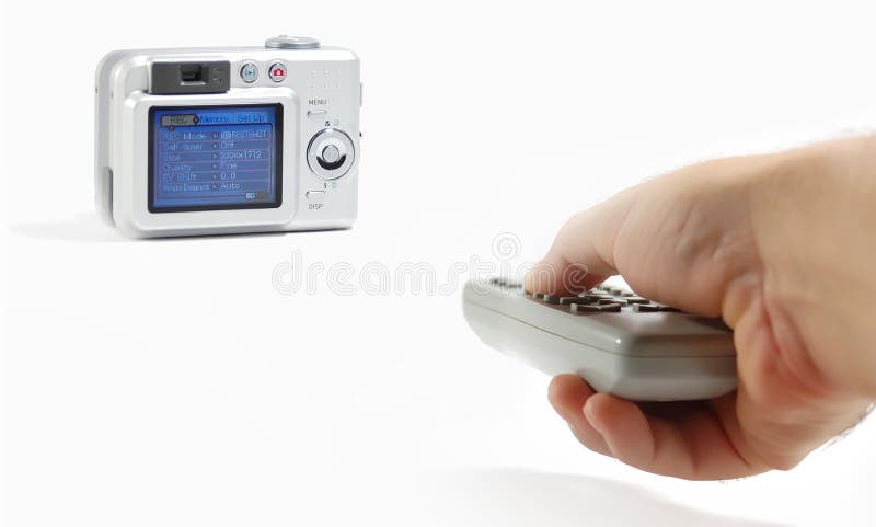 Remote controlled camera stock photos