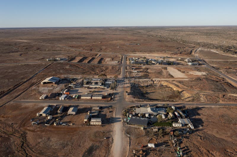 Town of Innamincka. stock photo