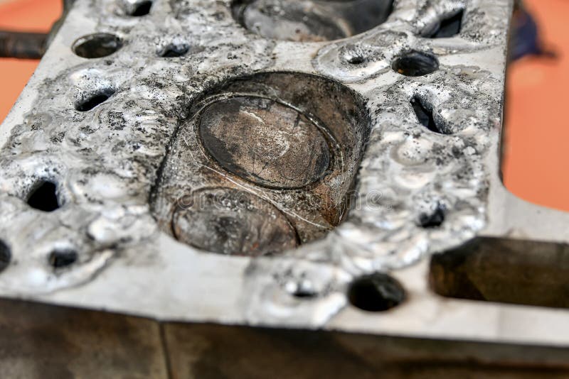 Removal of Corrosion Cavities on the Surface of the Cylinder Head by