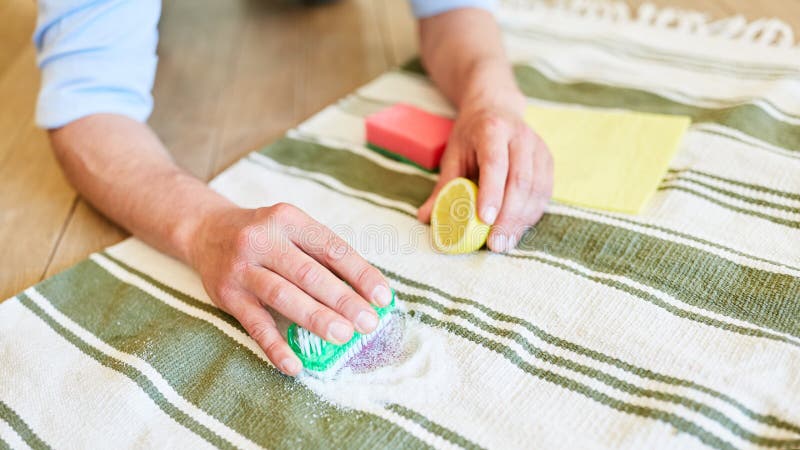 red wine on carpet salt