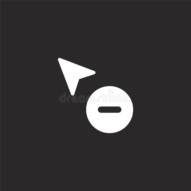 Remove selection icon. Filled remove selection icon for website design and mobile, app development. remove selection icon from stock illustration