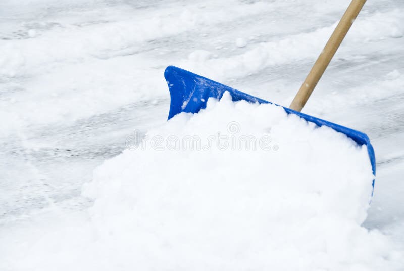 Remoção de neve foto de stock Remoção de neve foto de stock