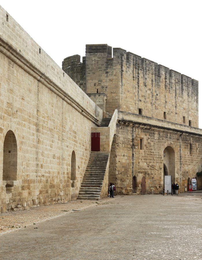 Remparts d'Aigues-Mortes, France image stock Remparts d'Aigues-Mortes, France image stock