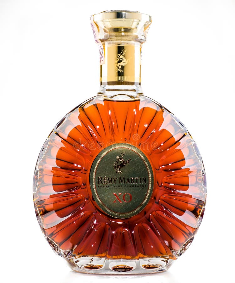 Remy martin xo editorial stock photo. Image of bottle 85986788
