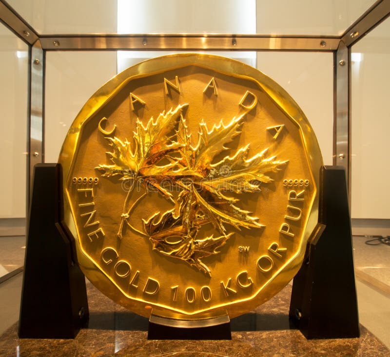 Barricks som myntar miljon dollar är guld- arkivbild
