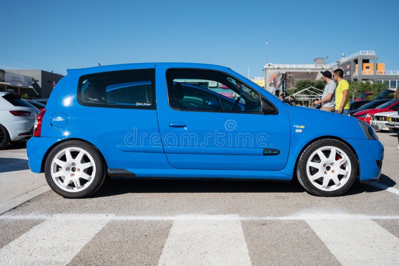 Renault Clio II, isolated on white background, 3 June 2015, Thessaloniki,  Greece Photos