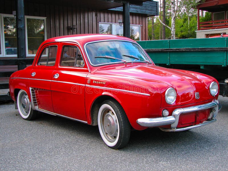 Renault Dauphine de lujo fotografía editorial. Imagen de europa 108065962