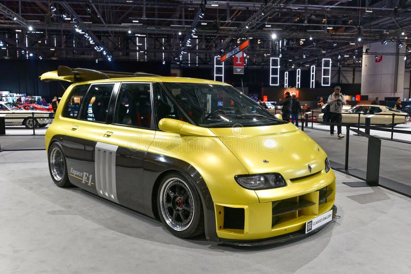 Renault espace f1 91a ginevra international motshow 2024 immagini stock libere da diritti