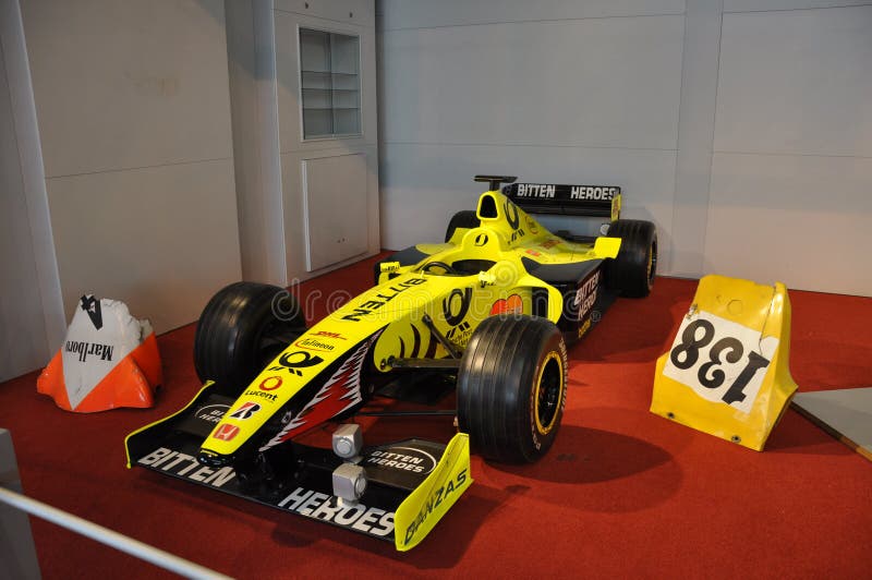 Renault formuły 1 samochód fotografia editorial. Obraz