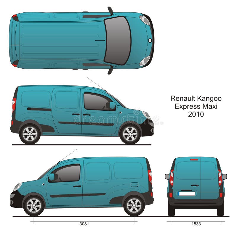 Renault Kangoo Maxi Stock Illustrations – 13 Renault Kangoo Maxi