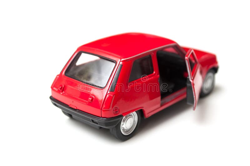 Renault 5 Miniature Toy on White Photo - of illustrative, auto: 160221096