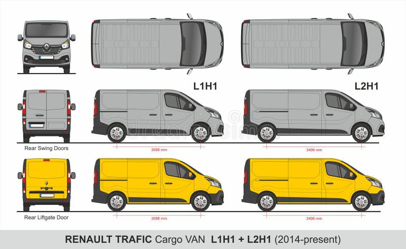 Renault Trafic Cargo Delivery Van L1H1 and L2H1 2014-present