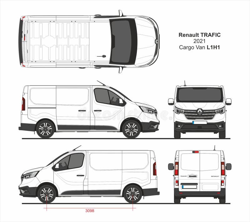 Renault Trafic Template Stock Illustrations – 49 Renault Trafic Template  Stock Illustrations, Vectors & Clipart - Dreamstime