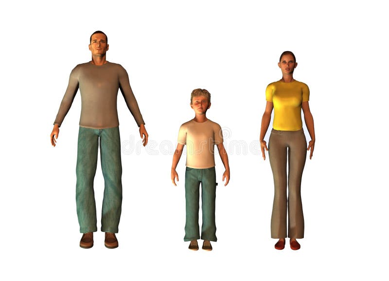 Renda la famiglia royalty illustrazione gratis Renda la famiglia royalty illustrazione gratis