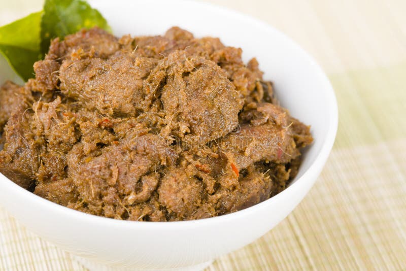 Rendang Daging zdjęcie stock