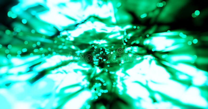 Render with blurry green psychedelic background with bokeh royalty free illustration