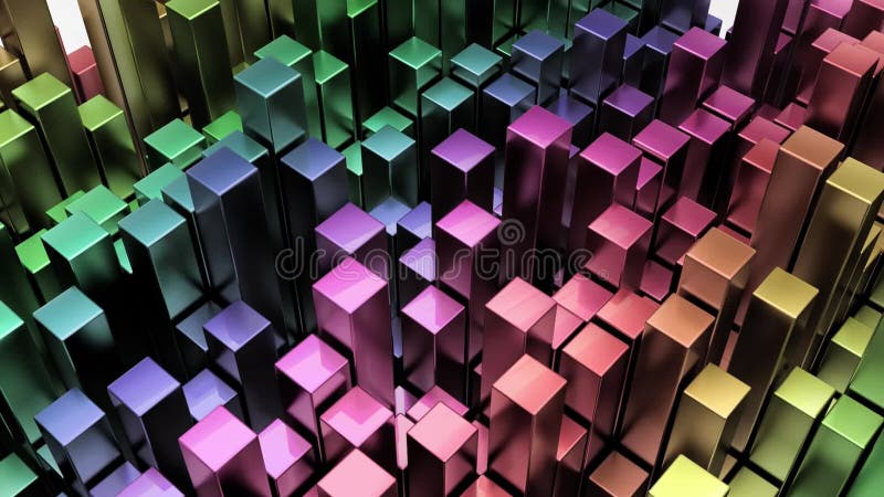 Render of 3D Geometric Abstract Background vector illustration