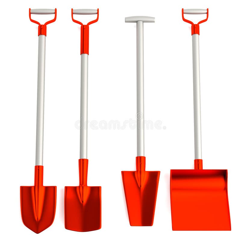 Realistic Shovels Stock Illustrations 18 Realistic Shovels Stock