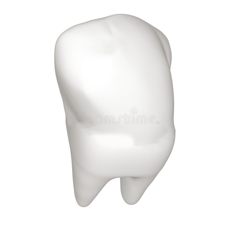 Tooth. 3d illustration stock illustration