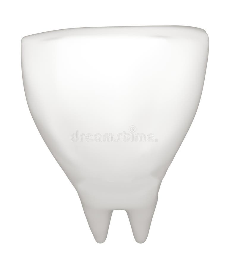 Tooth. 3d illustration vector illustration