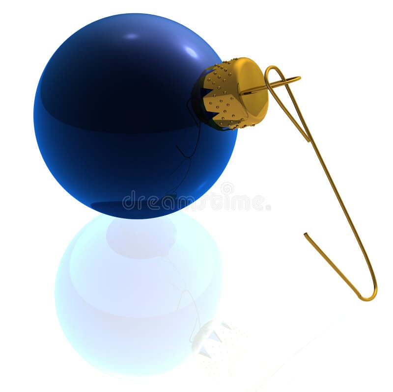 Rendered Blue Ornament