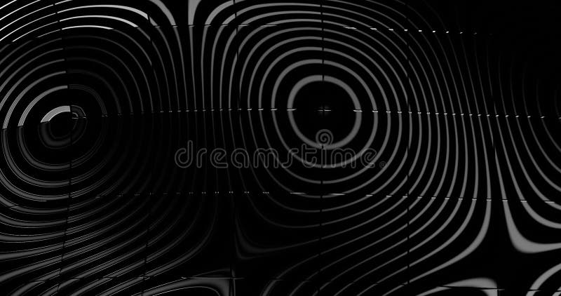 Rendering con sfondo monocromatico con onde affiancate illustrazione di stock