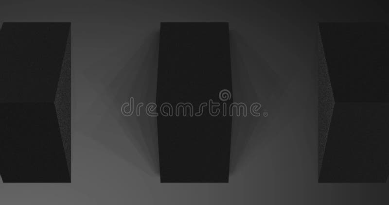 Rendering con sfondo monocromatico con triangoli e ombre royalty illustrazione gratis