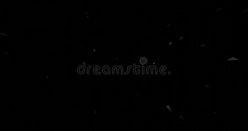 Rendering con sfondo monocromatico con triangoli grigi illustrazione di stock