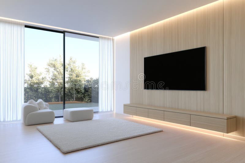 Rendering 3D comodo di una stanza con un caminetto royalty illustrazione gratis