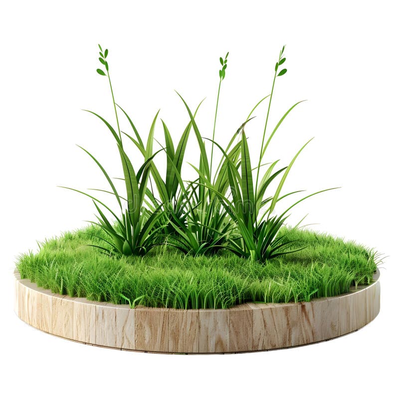 Rendering 3D di un grammo in forma di podio arrotondato su Ai di sfondo trasparente generato illustrazione di stock
