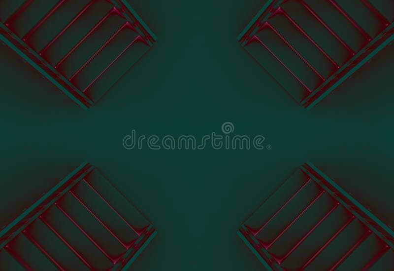 Rendering 3D. riassunto dello sfondo delle scale a colori delle scale a colori. royalty illustrazione gratis